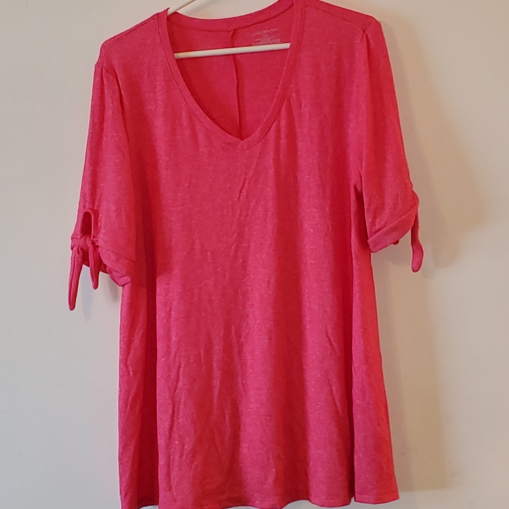 Lane Bryant Pink top